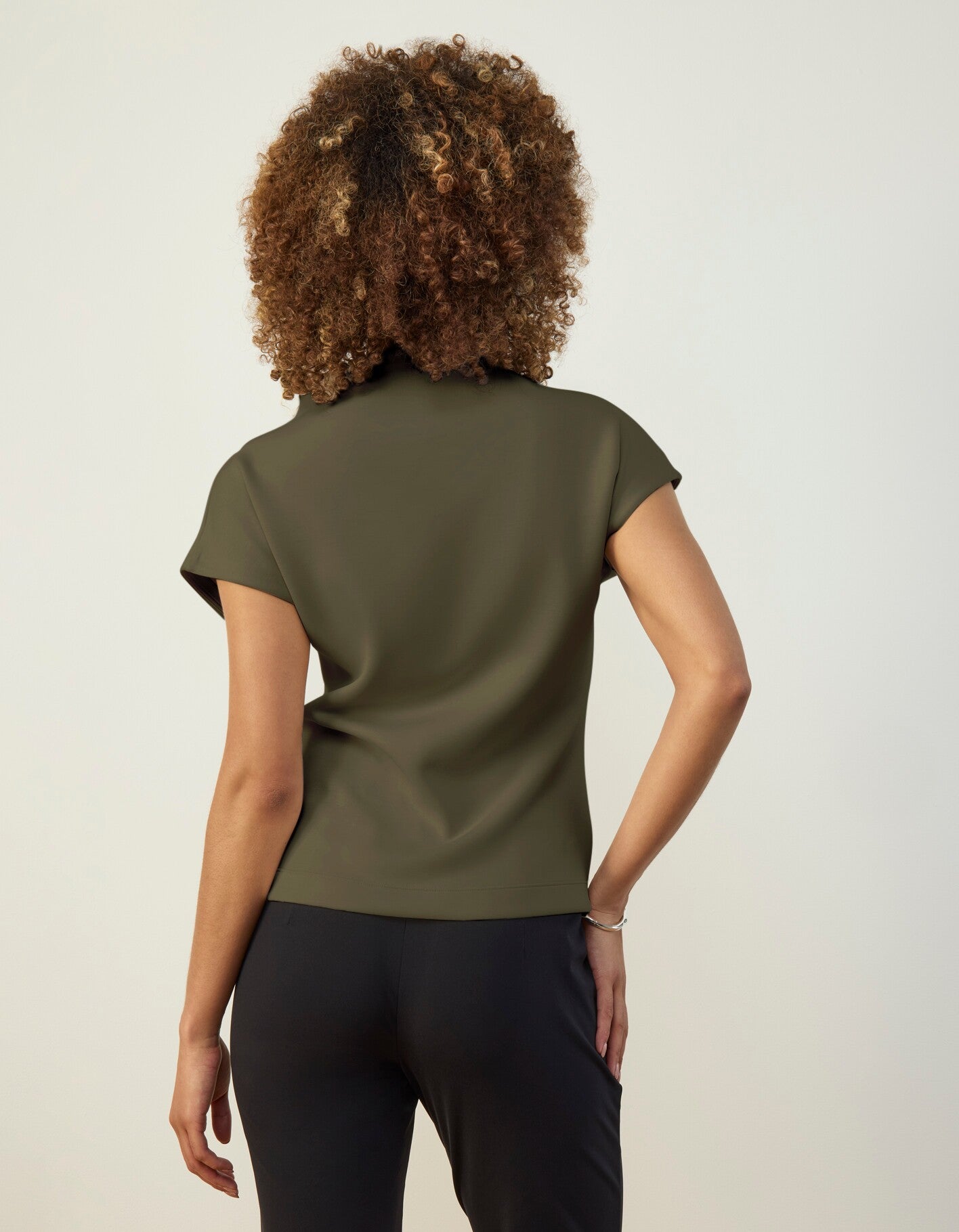 Cap Sleeve Mock Neck Top (2-Pack)