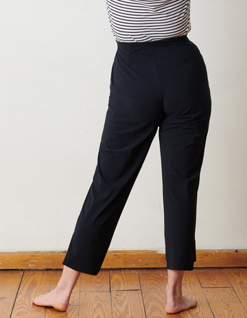 LREUIP emperament Suit Pants Women's Autumn High Waist Sag Loose Straight  Casual Slim Wide Leg Pants Professional Dress (Black,XL,X-Large) at Amazon  Women's Clothing store